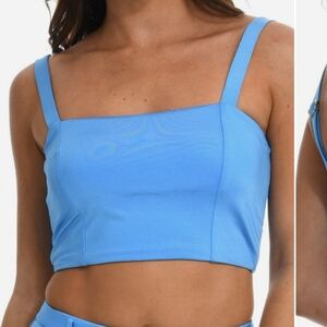 Sunshine 79 Sky Blue bandeau Bikini Top NWT